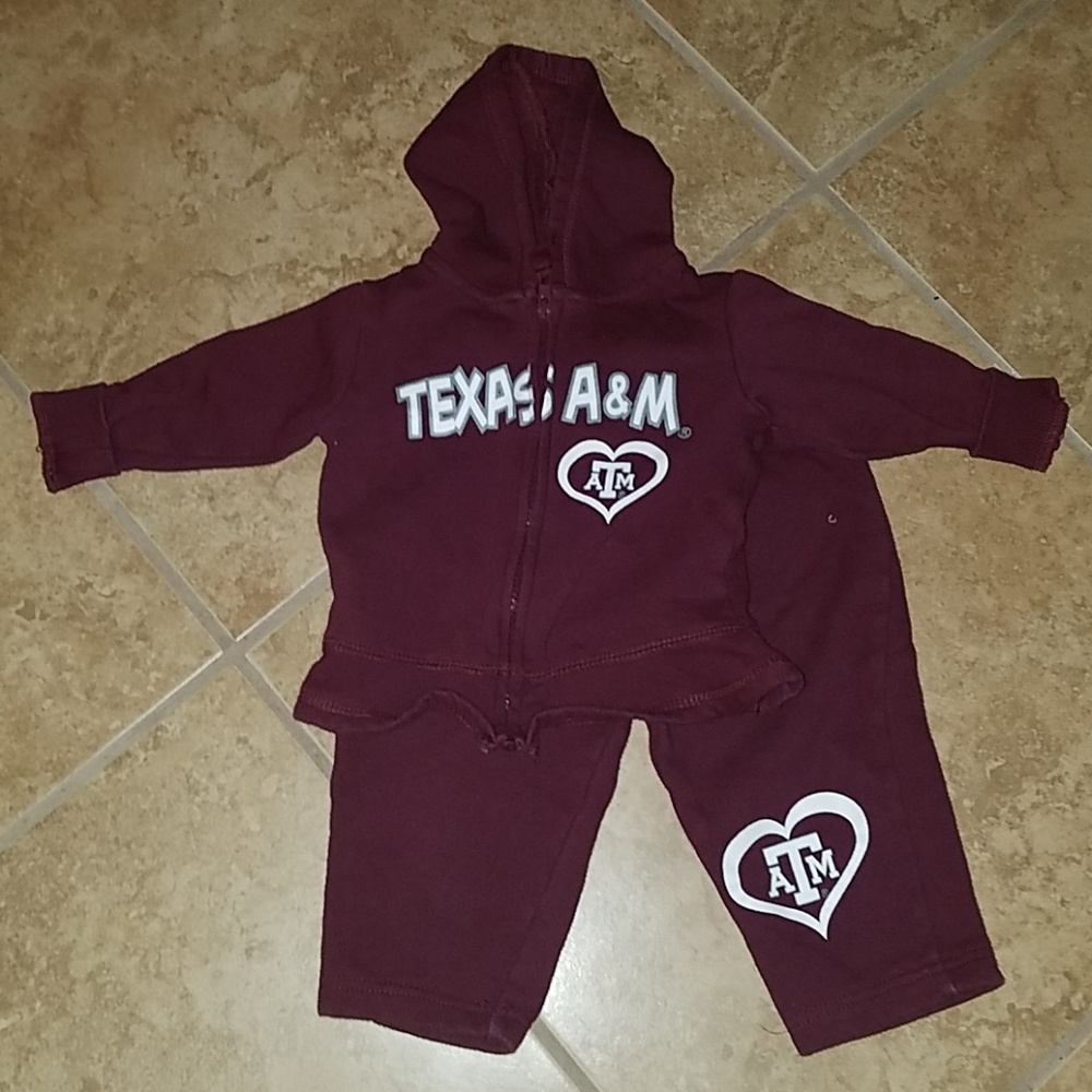 Texas A&M Aggies warmup set 2T